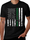 Arborist Thin Green Line Flag T-Shirt