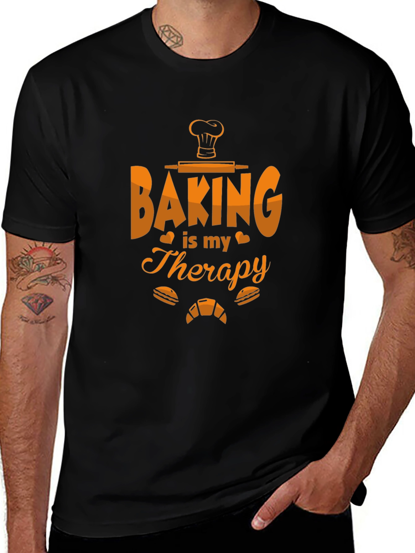 Baking is My Therapy T-Shirt - Baker Gift