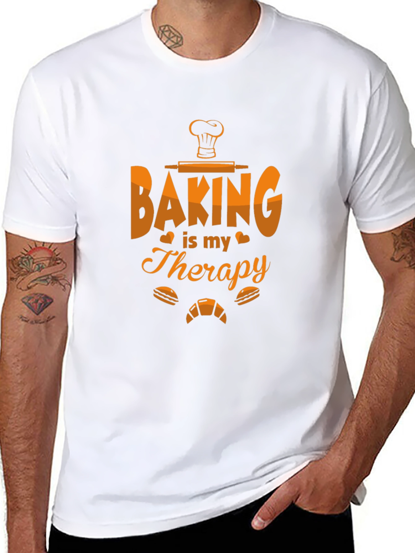 Baking is My Therapy T-Shirt - Baker Gift