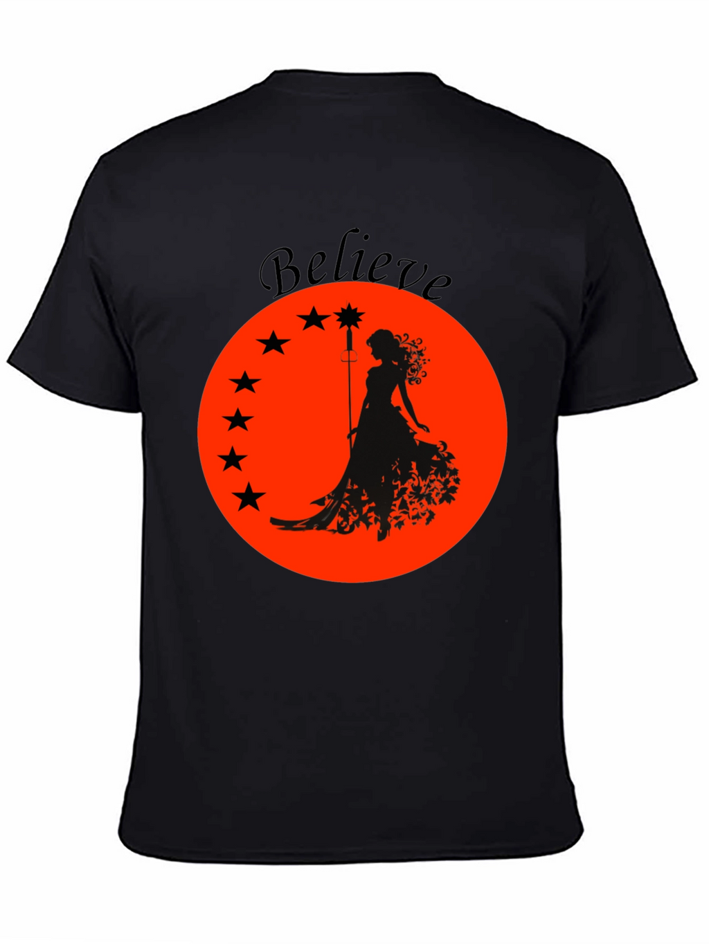 Believe Graphic Tee - Black Unisex T-Shirt