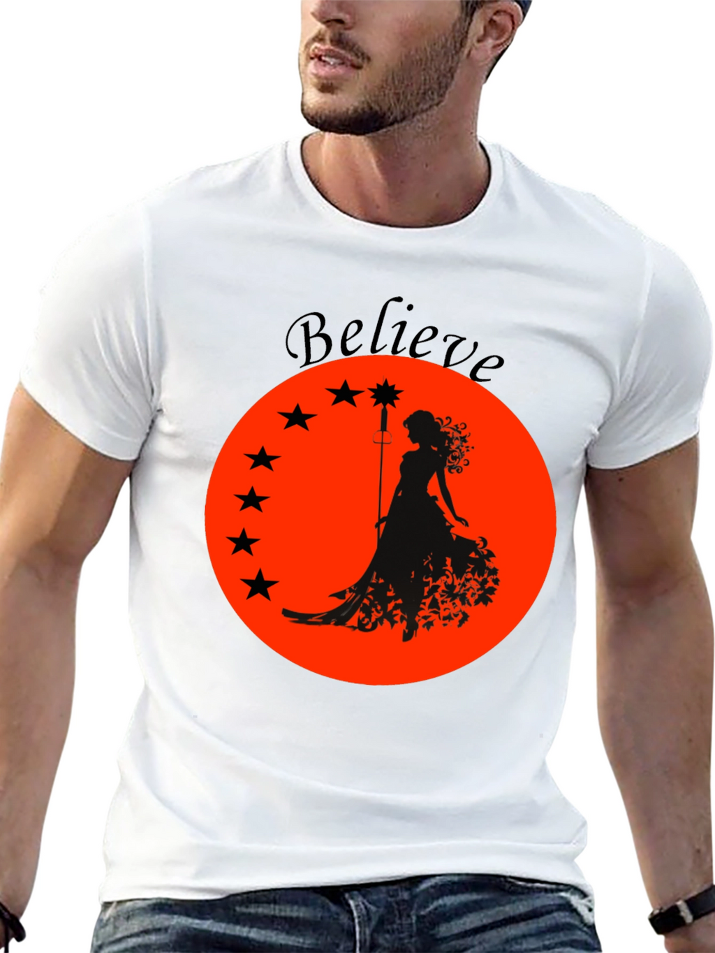 Believe Graphic Tee - Black Unisex T-Shirt
