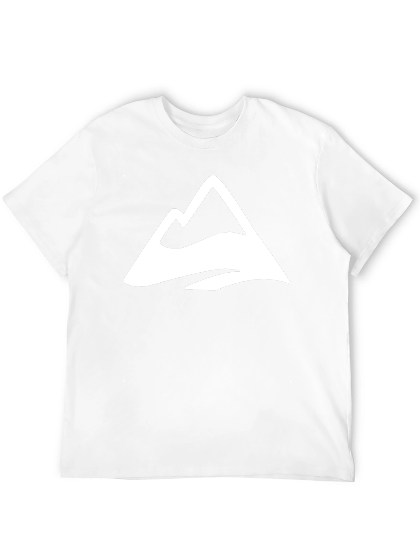 Black T-Shirt with Mountain Peak Logo