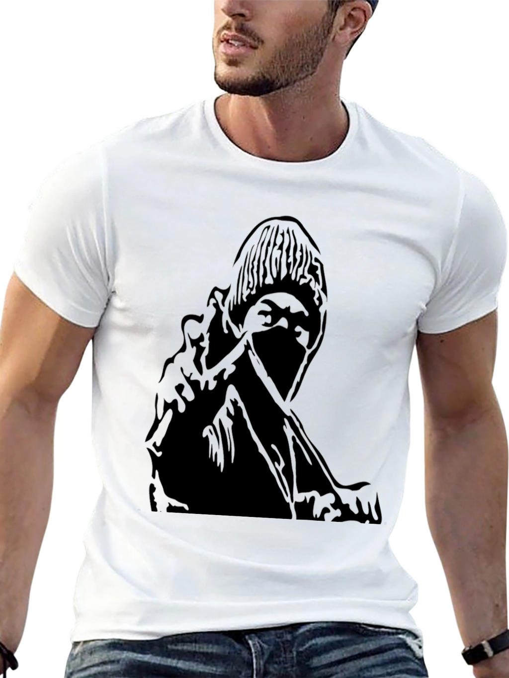 Dark Graphic Print T-Shirt