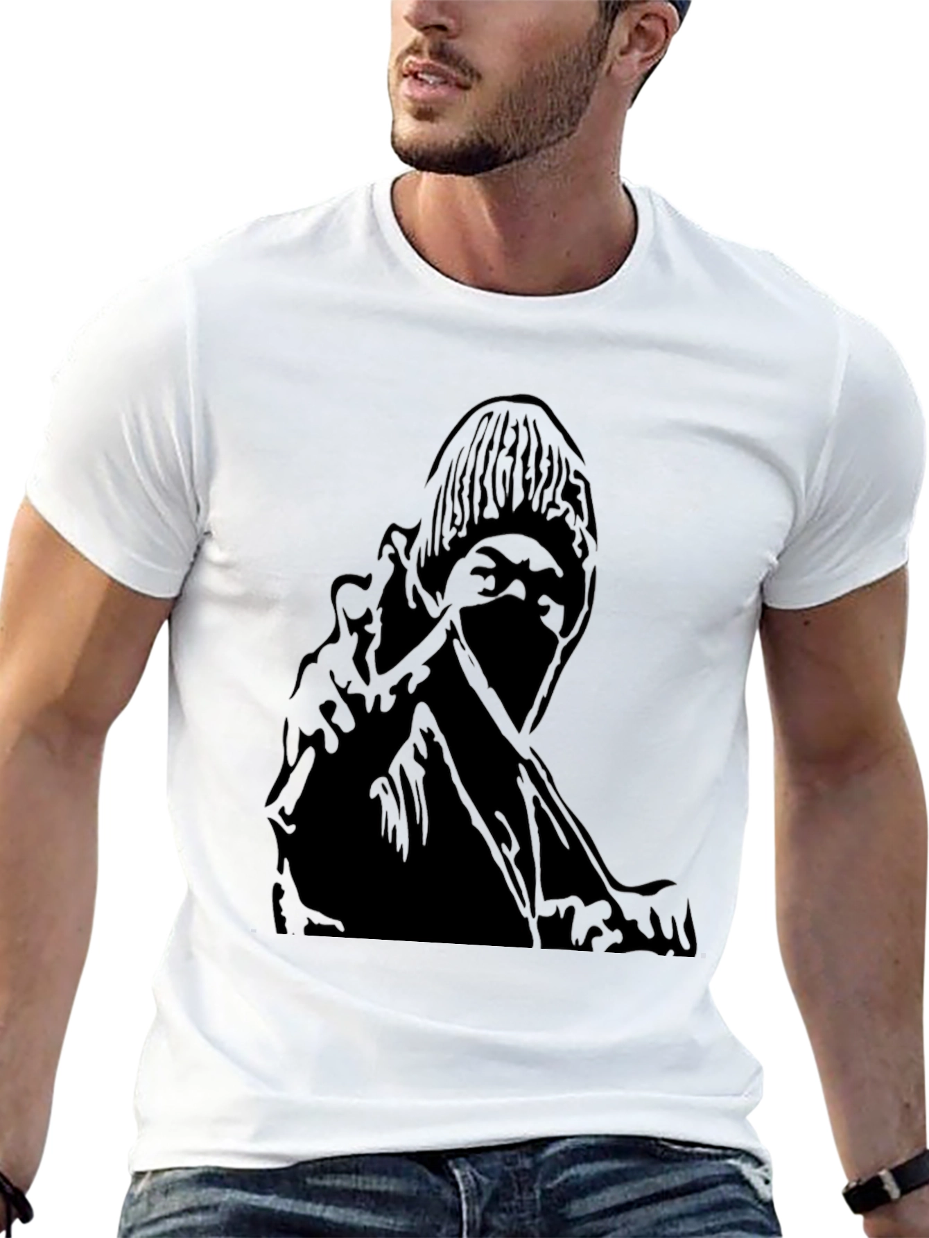 Dark Graphic Print T-Shirt