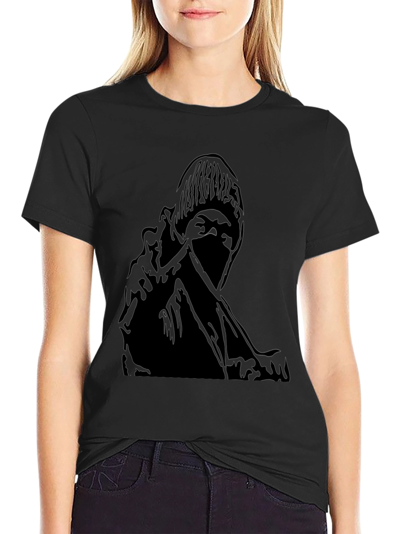 Dark Graphic Print T-Shirt