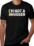 Im Not A Hugger Funny Cactus T-Shirt