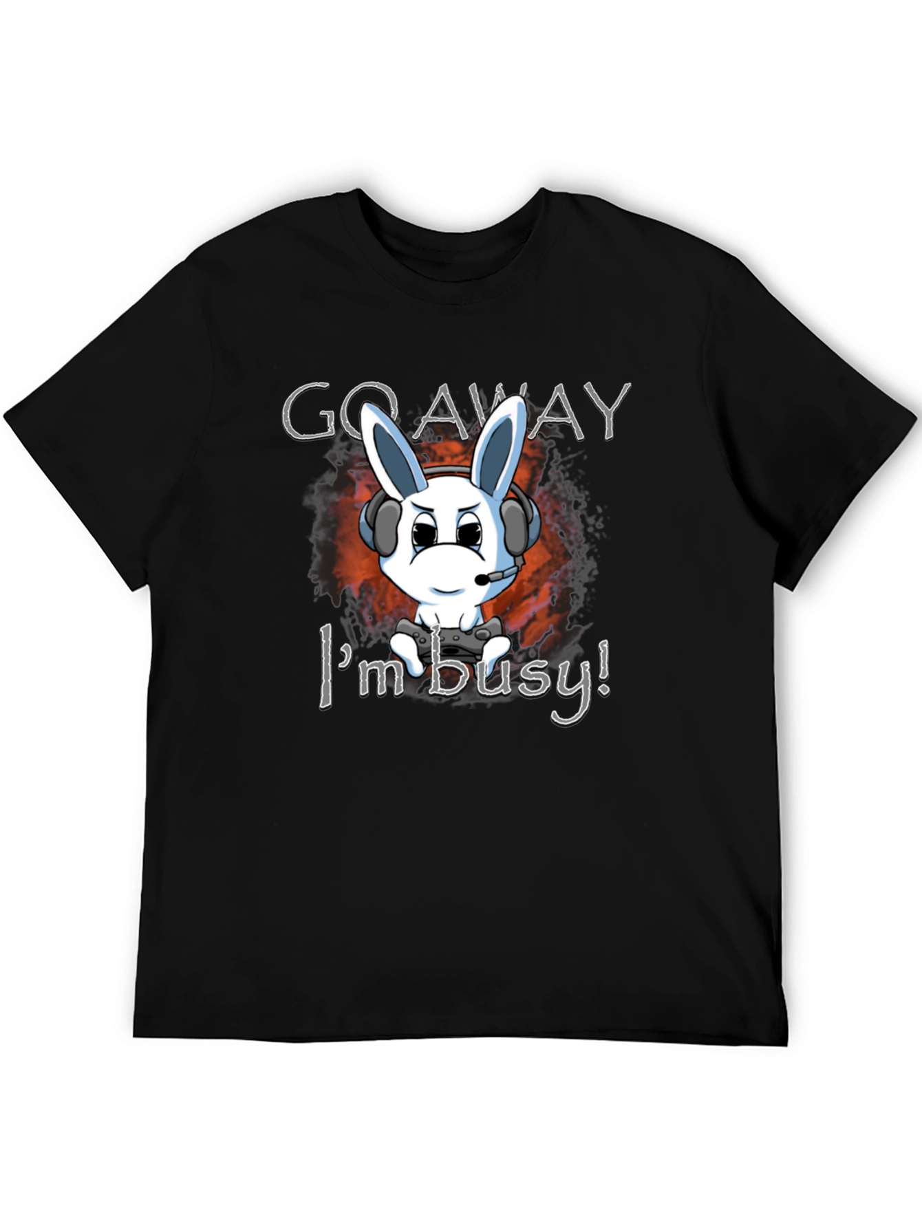 Gamer Bunny T-Shirt - Go Away Im Busy