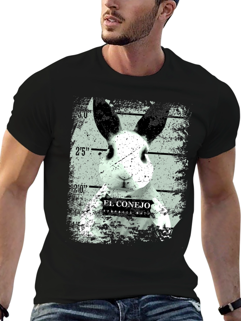 El Conejo Mugshot T-Shirt