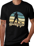 Hockey Girl Sunset Tee