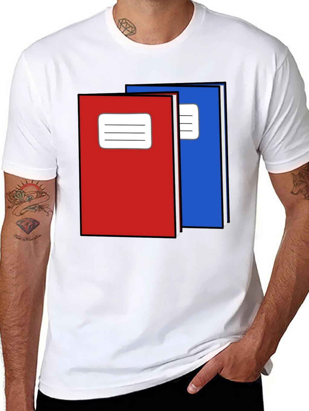 Notebook Graphic Tee - Black Unisex T-Shirt