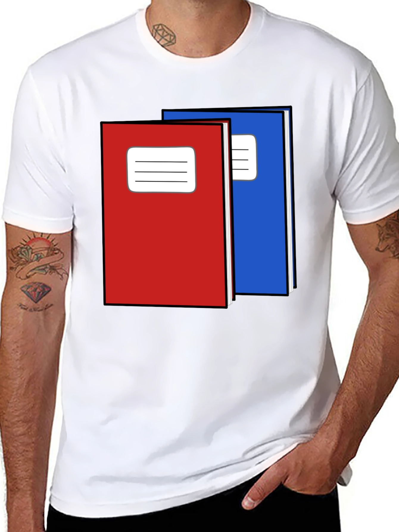 Notebook Graphic Tee - Black Unisex T-Shirt
