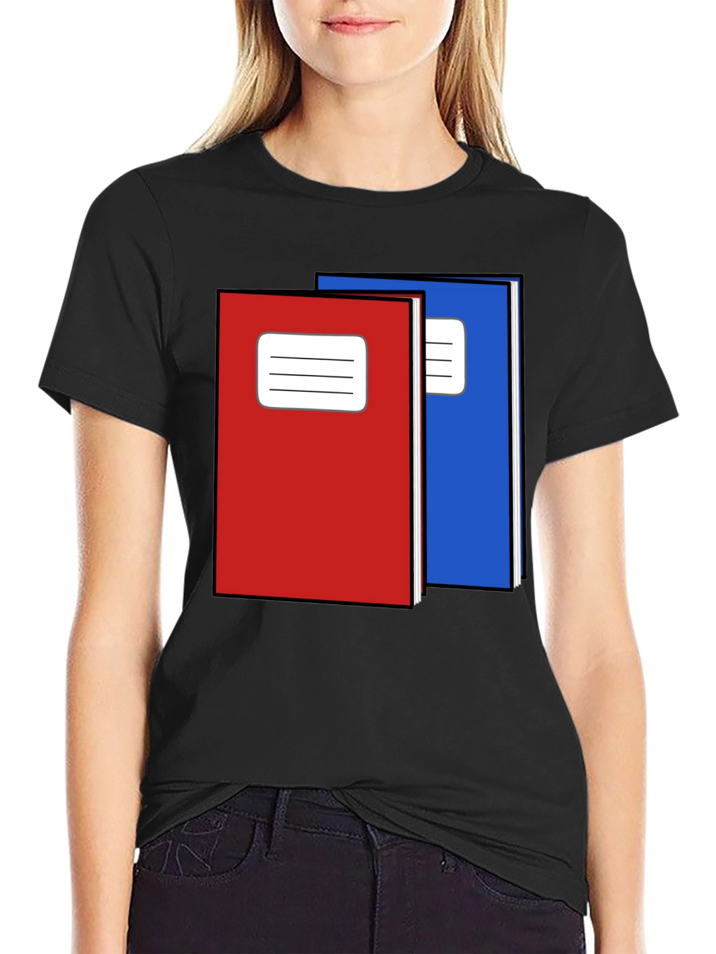 Notebook Graphic Tee - Black Unisex T-Shirt