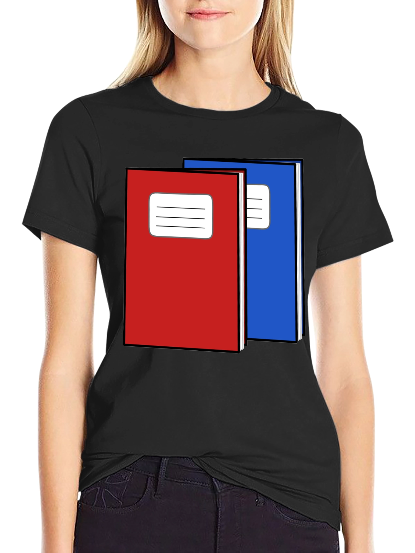Notebook Graphic Tee - Black Unisex T-Shirt