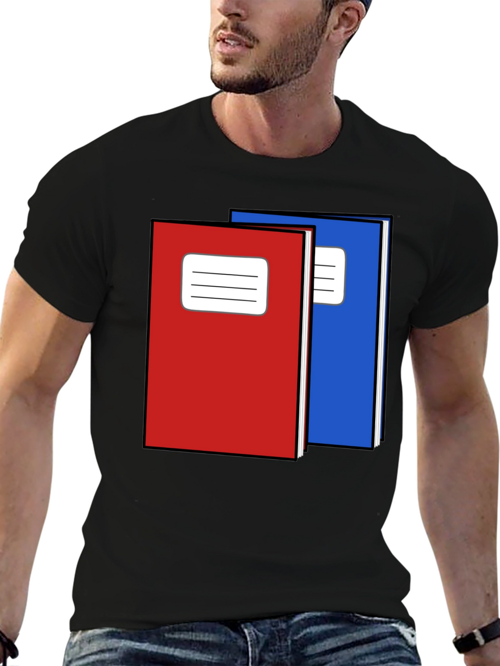 Notebook Graphic Tee - Black Unisex T-Shirt