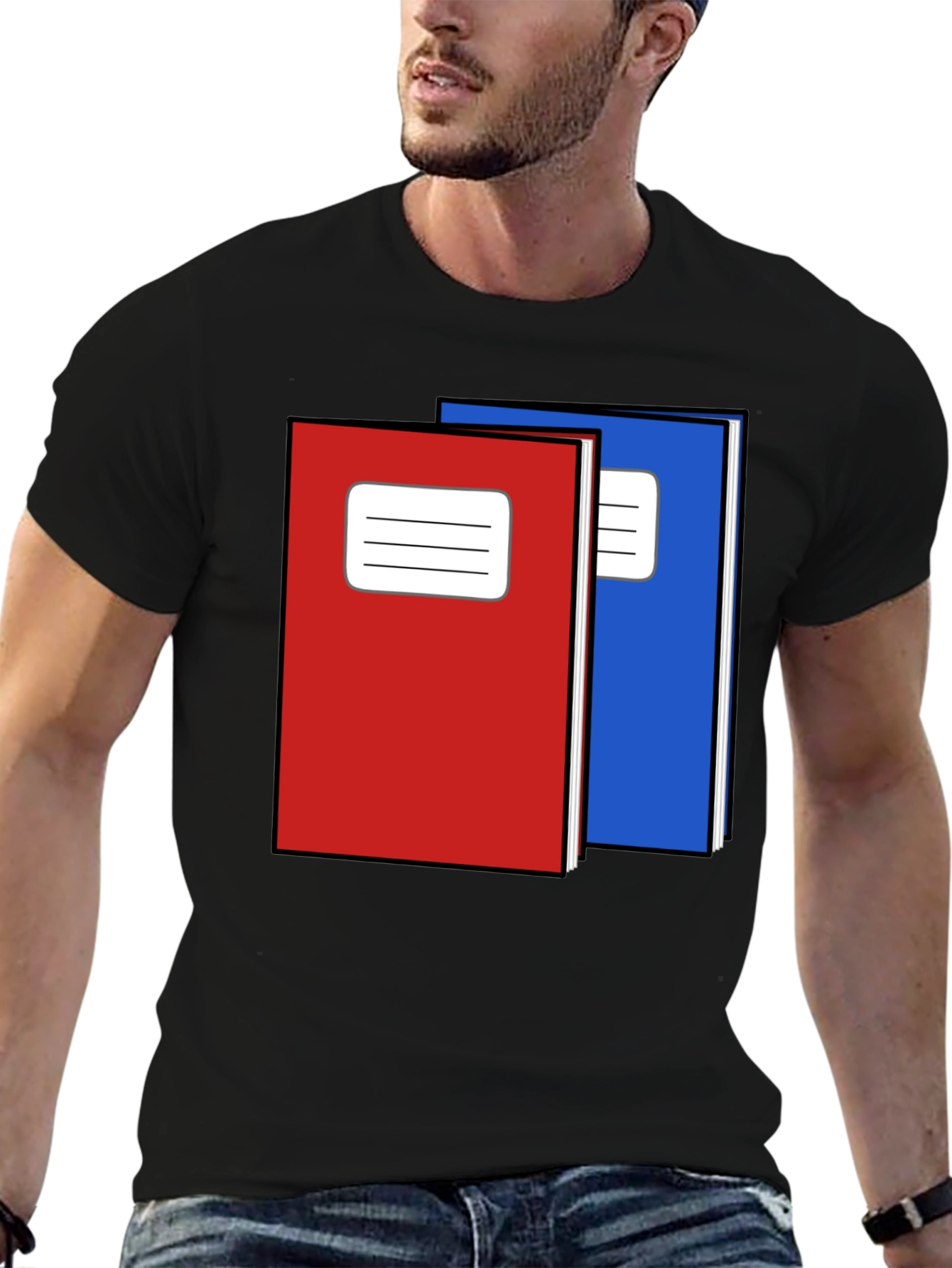 Notebook Graphic Tee - Black Unisex T-Shirt