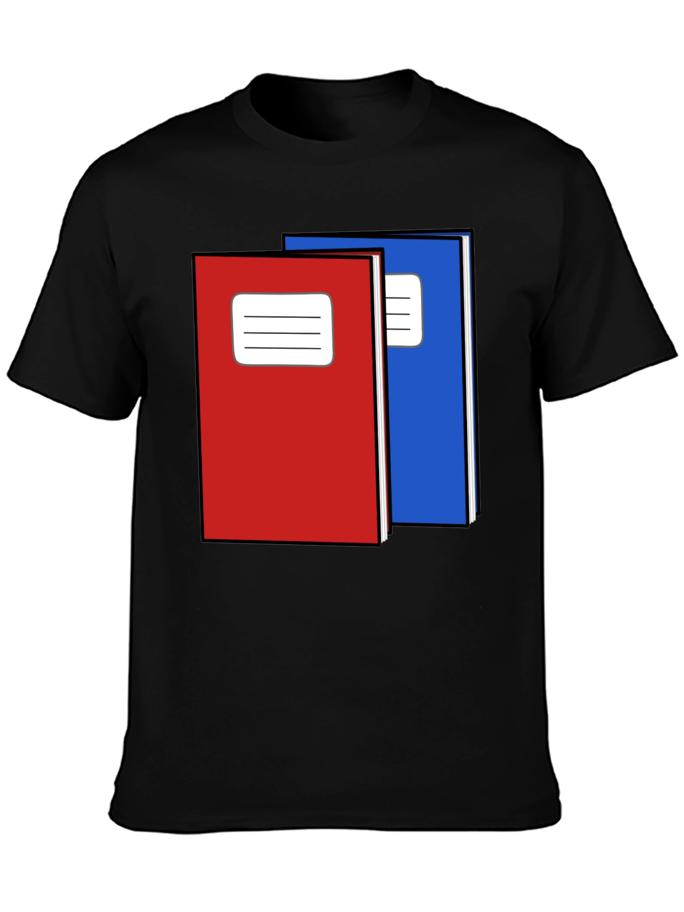 Notebook Graphic Tee - Black Unisex T-Shirt