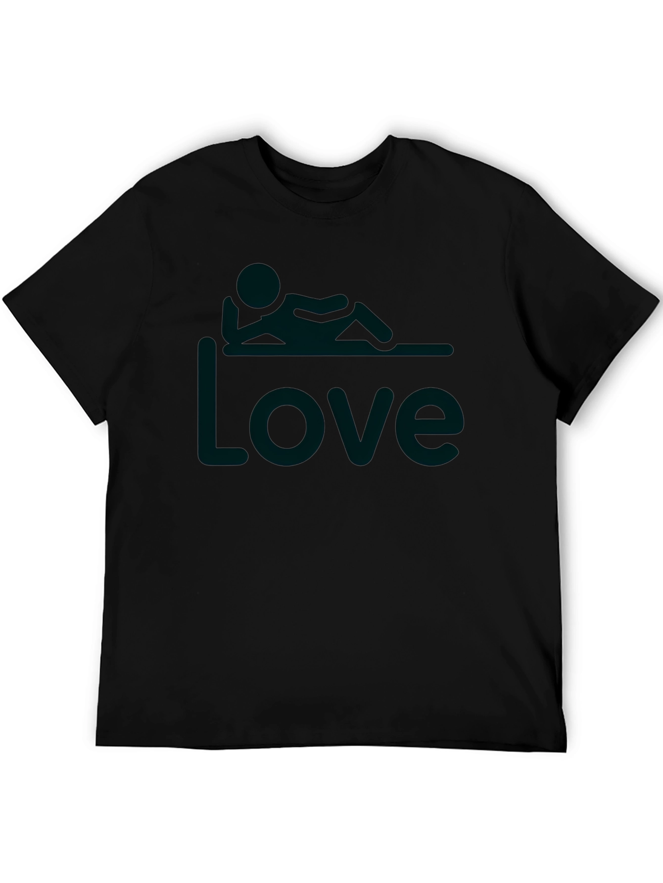 Relaxing Love Graphic Tee - Mens Casual Comfort