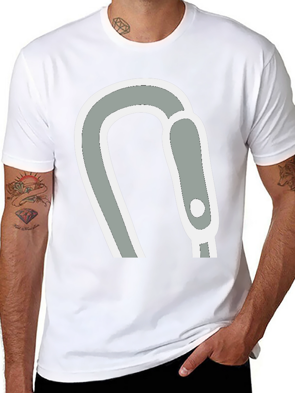 Carabiner Graphic Tee - Black