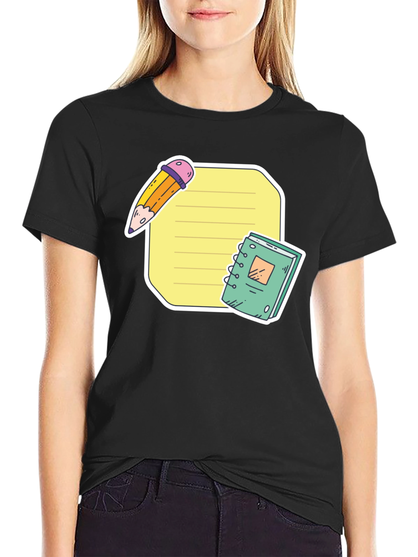 Notebook & Pencil T-Shirt