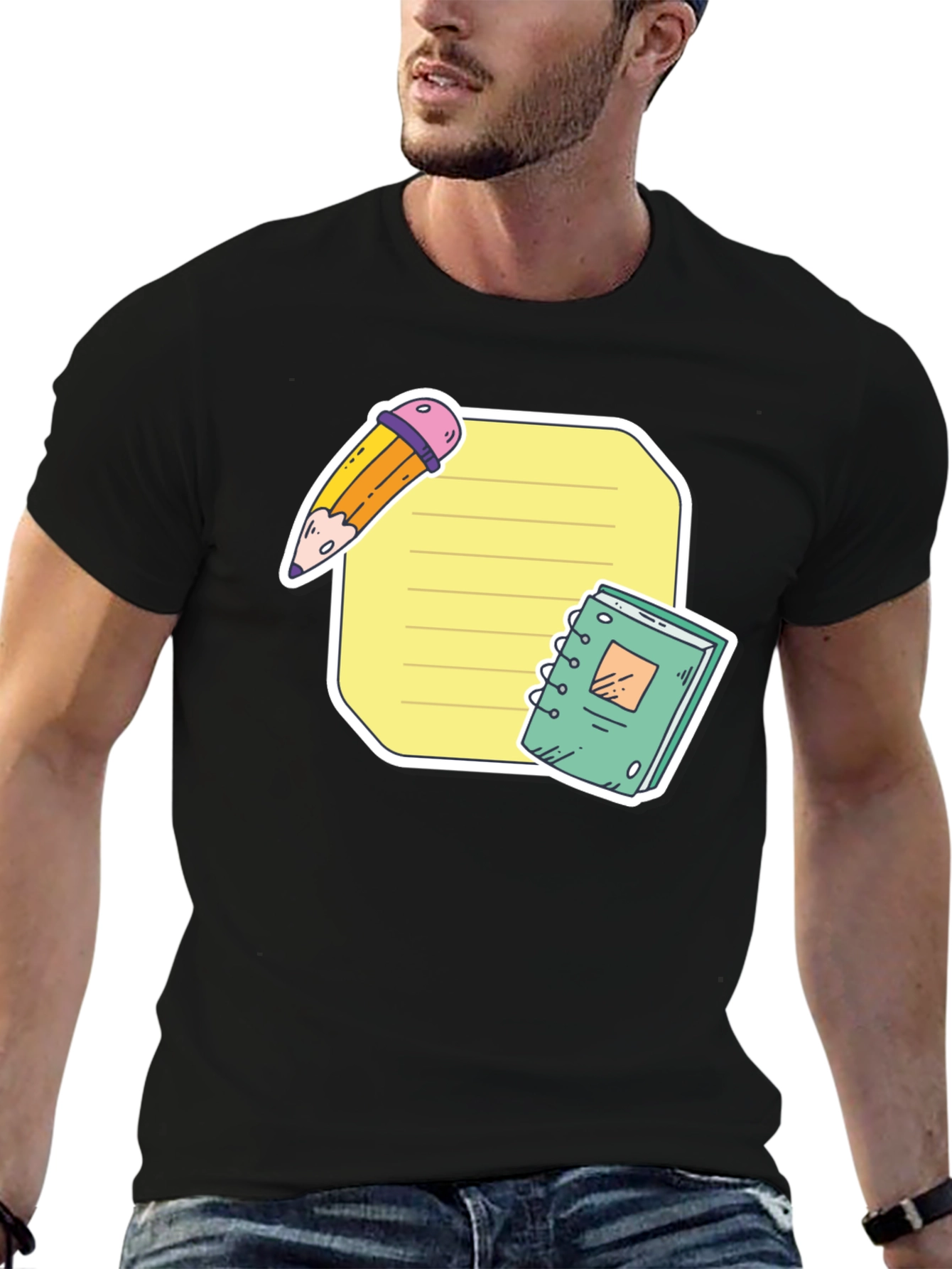 Notebook & Pencil T-Shirt