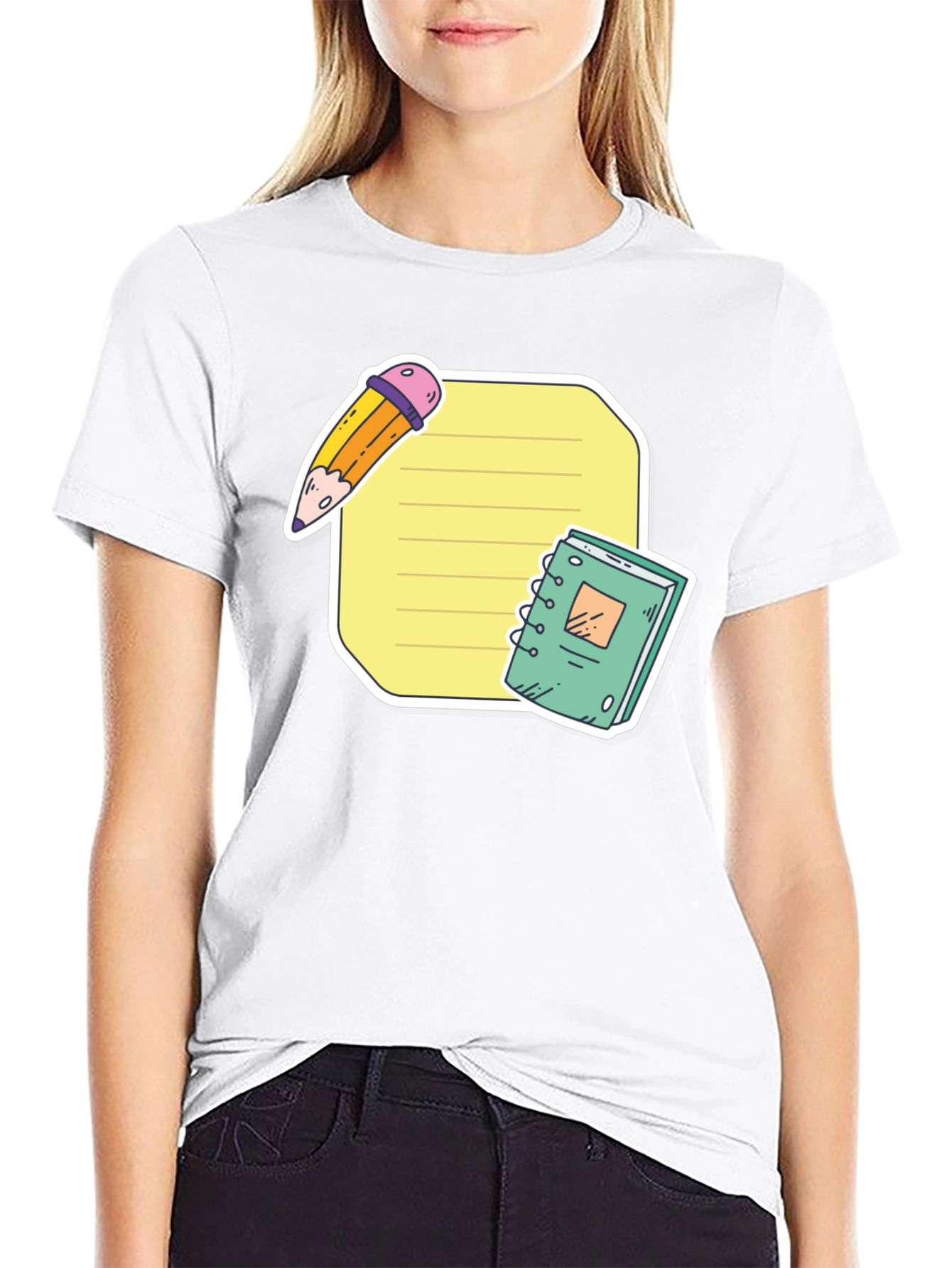 Notebook & Pencil T-Shirt