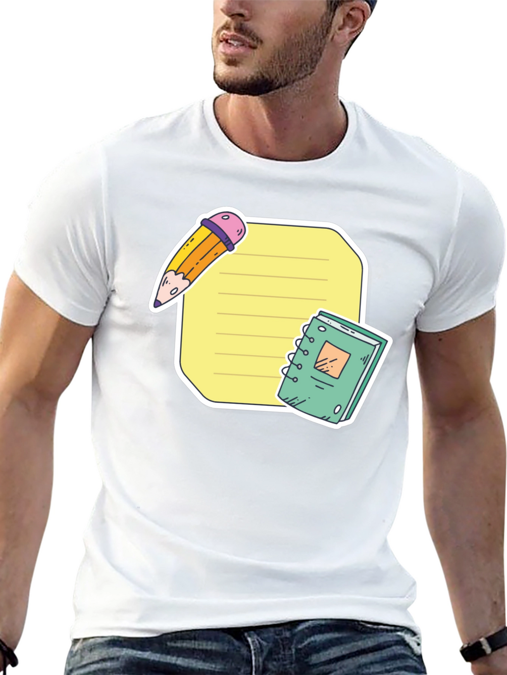 Notebook & Pencil T-Shirt