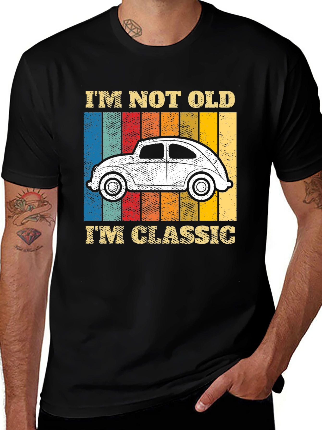 Im Not Old Im Classic Vintage Car T-Shirt