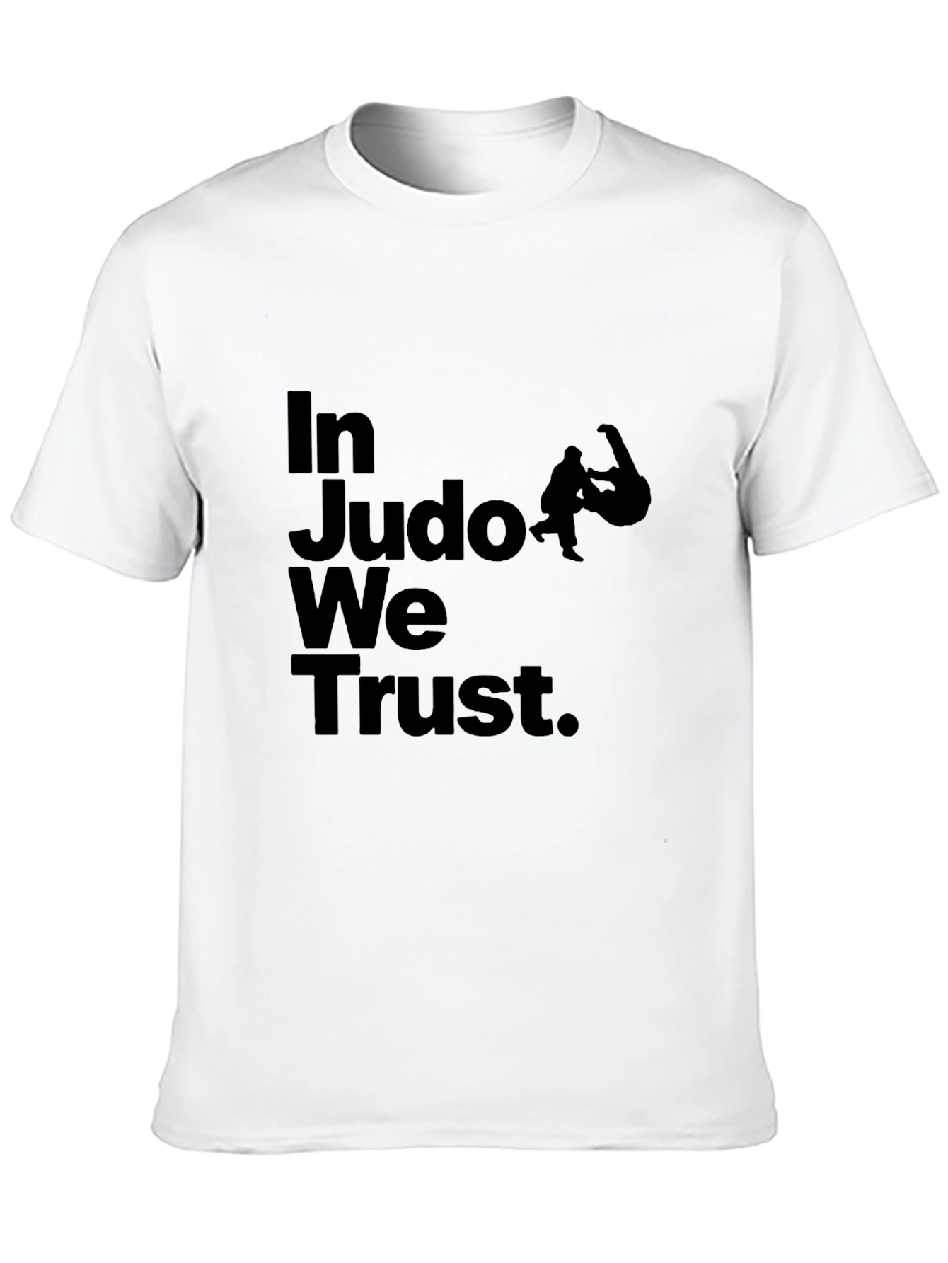 In Judo We Trust Black T-Shirt