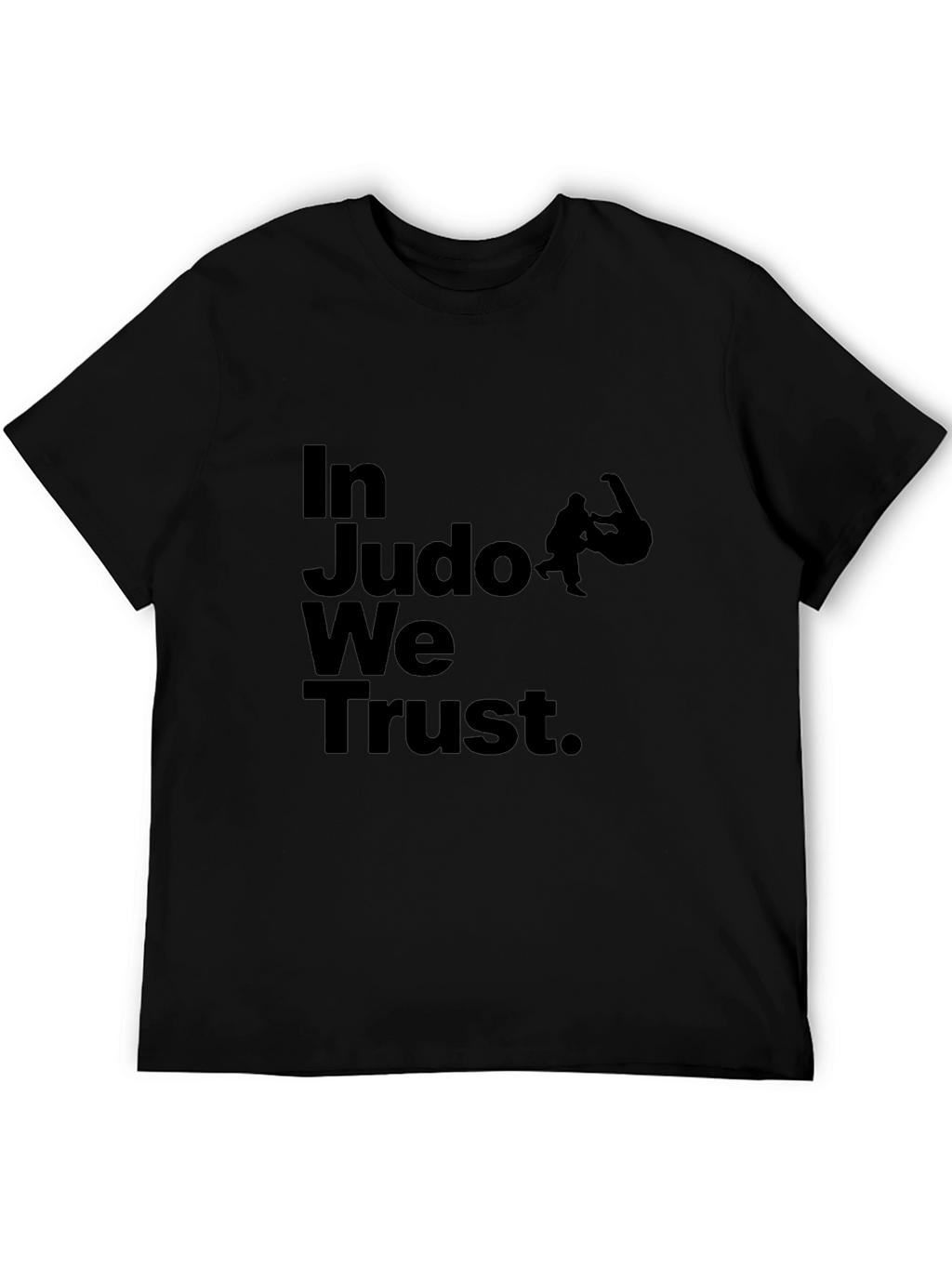 In Judo We Trust Black T-Shirt