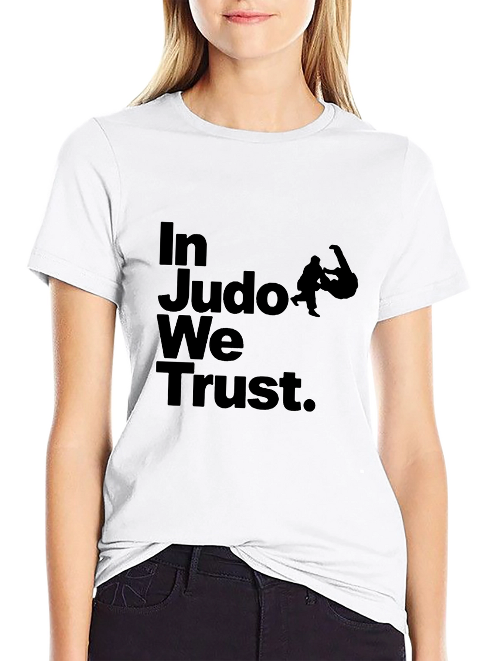 In Judo We Trust Black T-Shirt