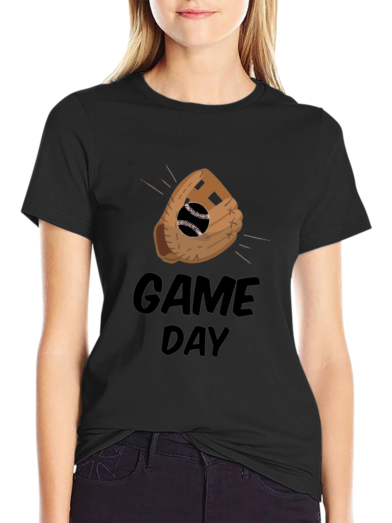 Game Day Baseball Glove T-Shirt