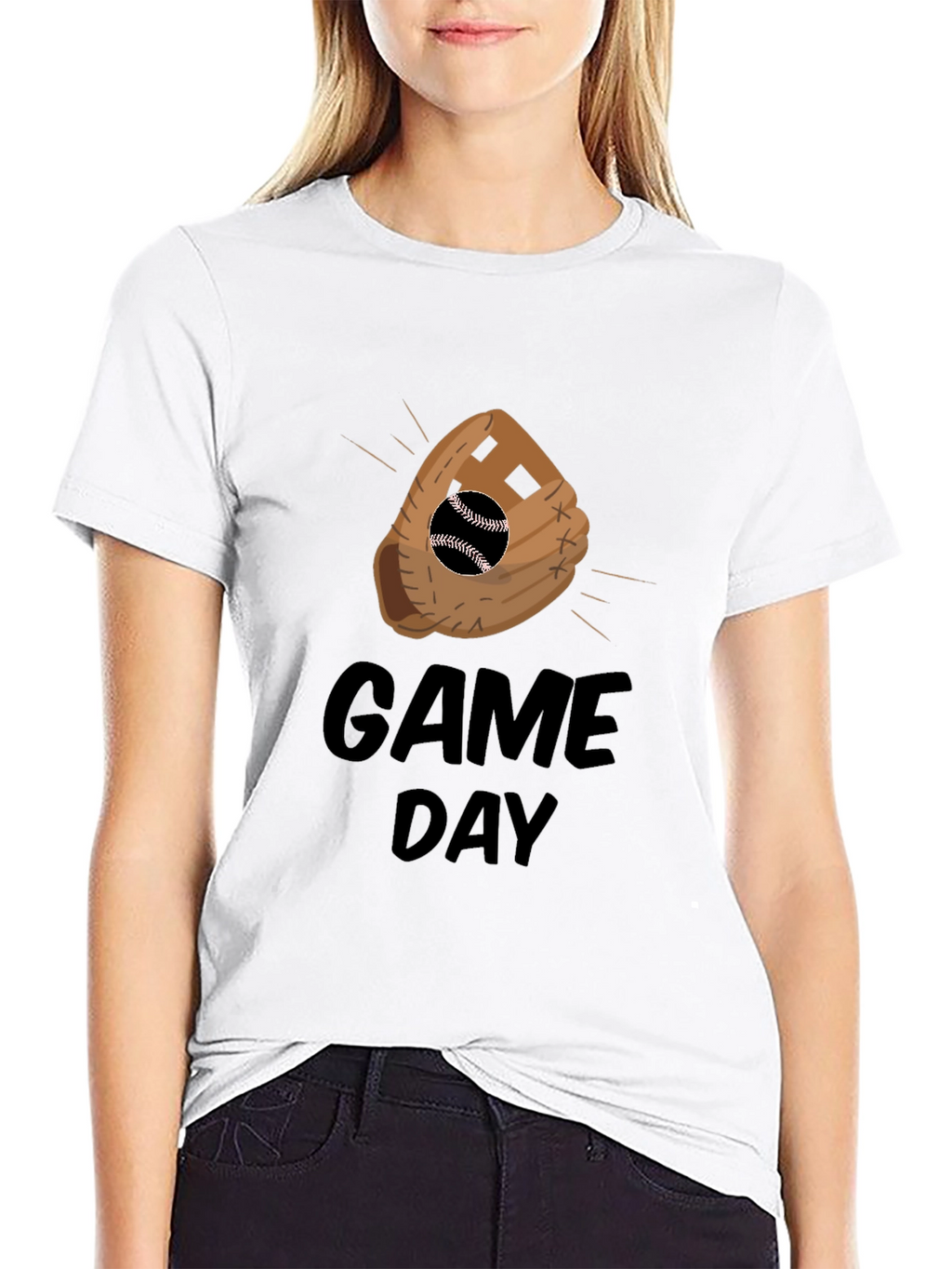 Game Day Baseball Glove T-Shirt