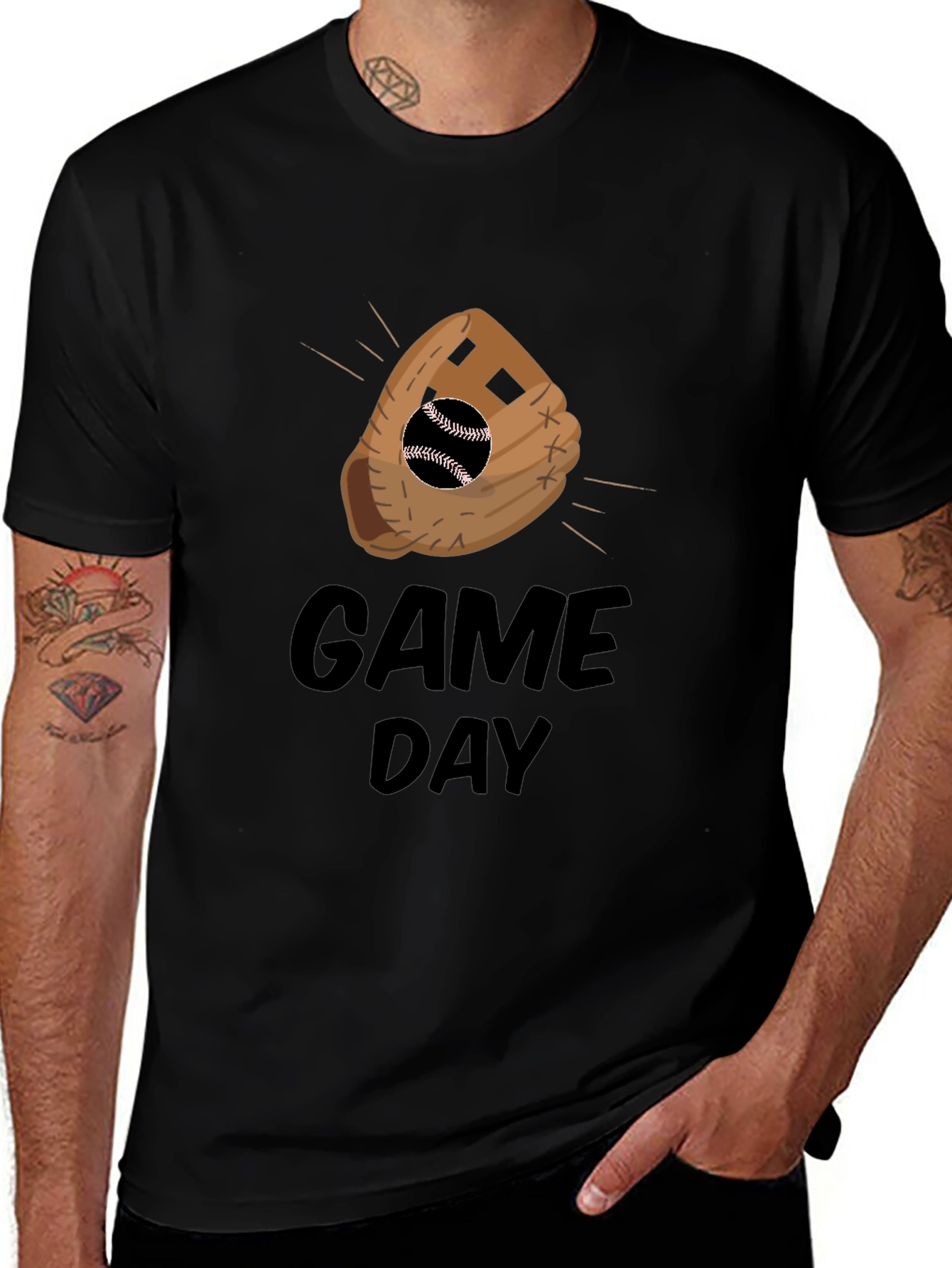Game Day Baseball Glove T-Shirt