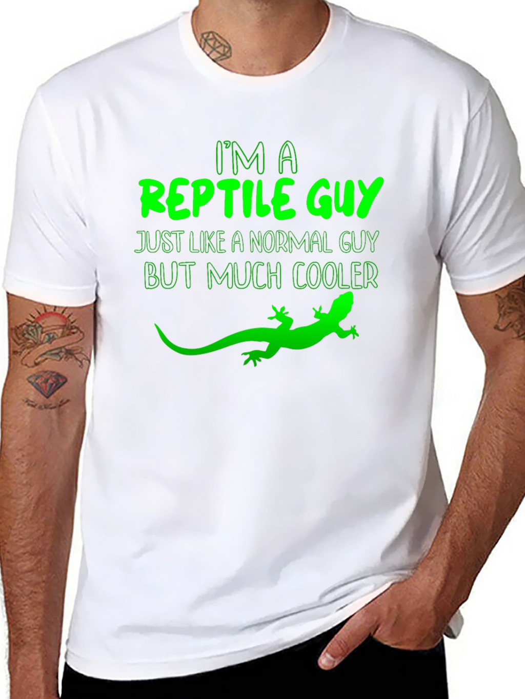 Reptile Guy T-Shirt: Cool Lizard Lover Tee