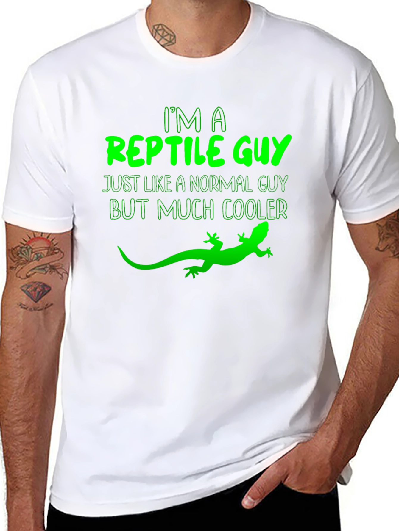 Reptile Guy T-Shirt: Cool Lizard Lover Tee
