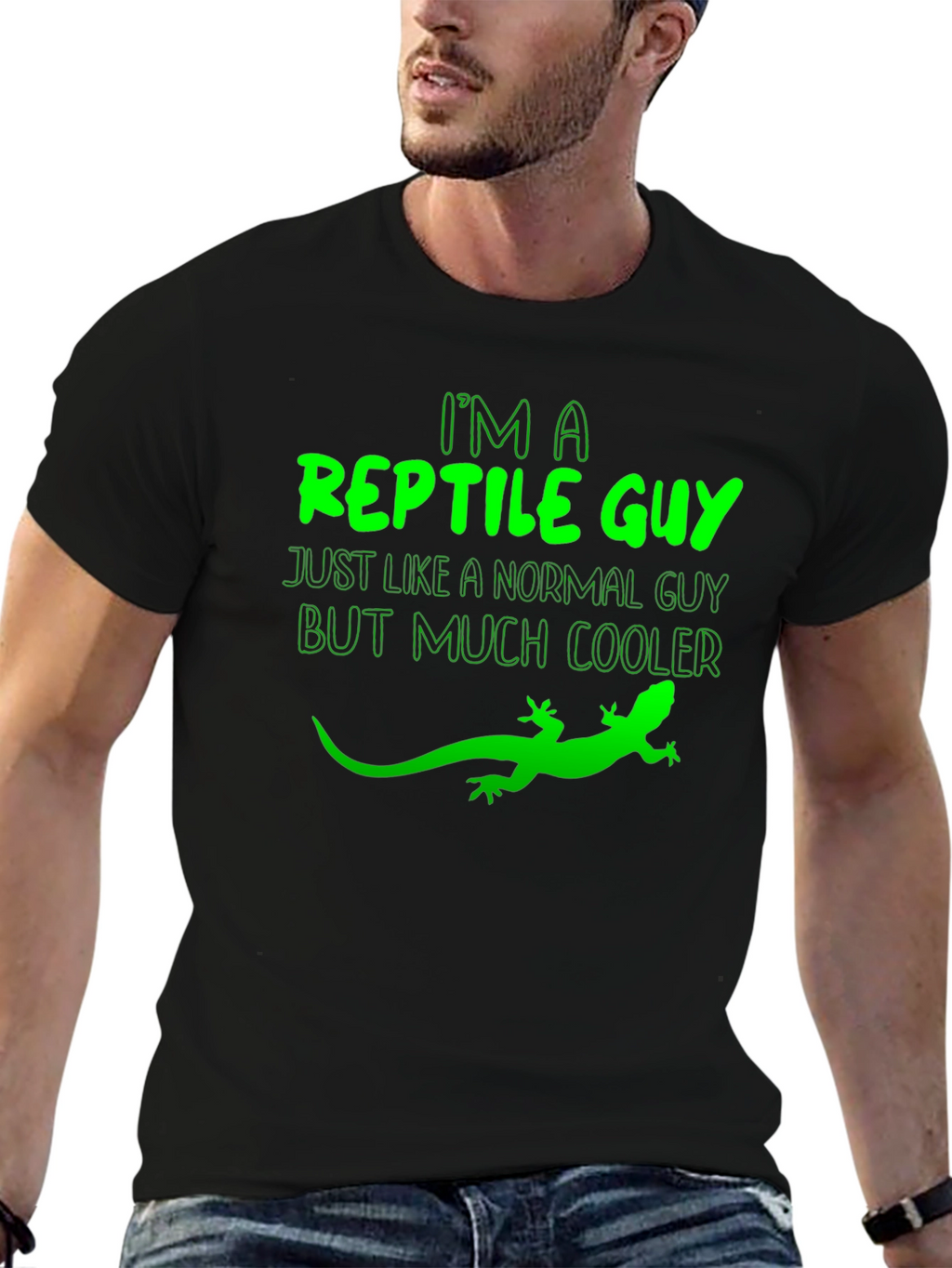 Reptile Guy T-Shirt: Cool Lizard Lover Tee