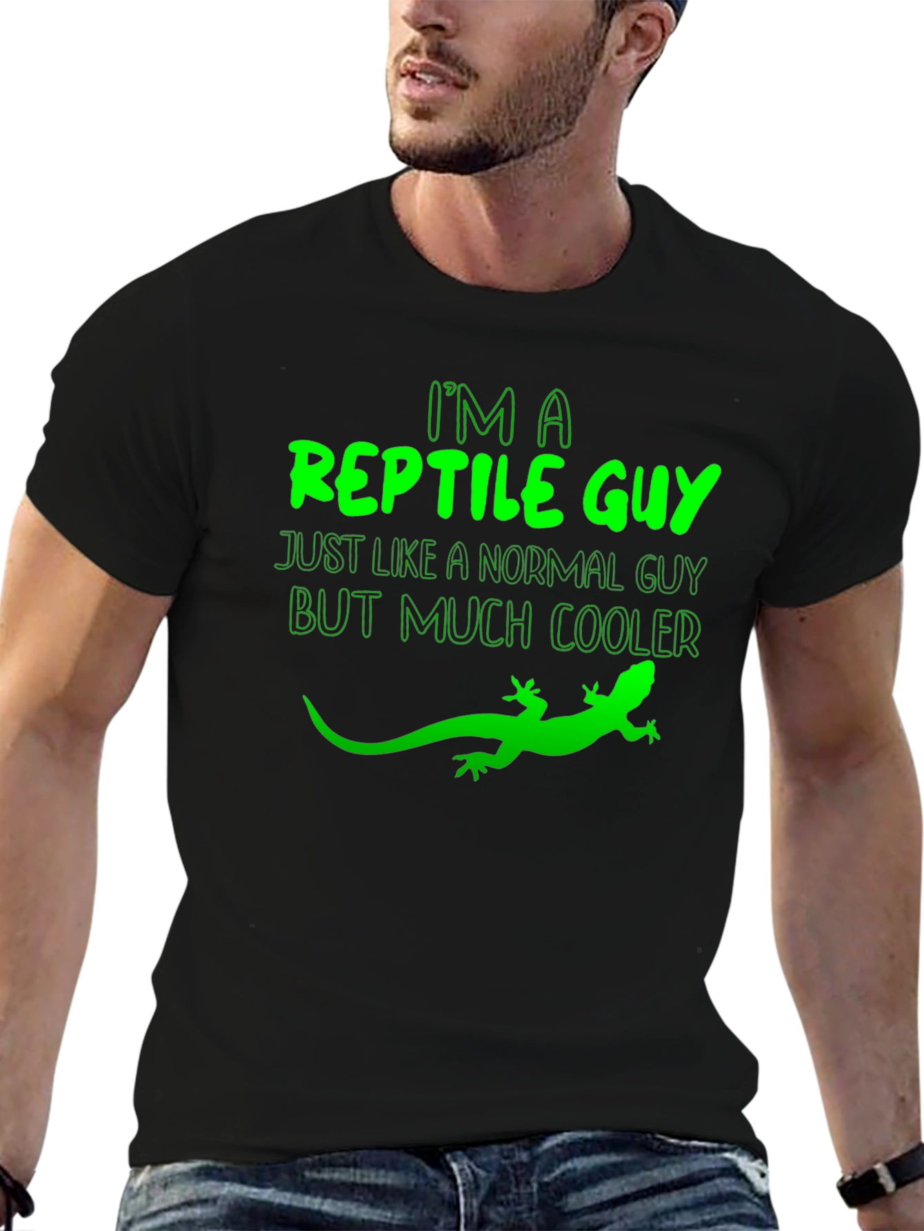 Reptile Guy T-Shirt: Cool Lizard Lover Tee