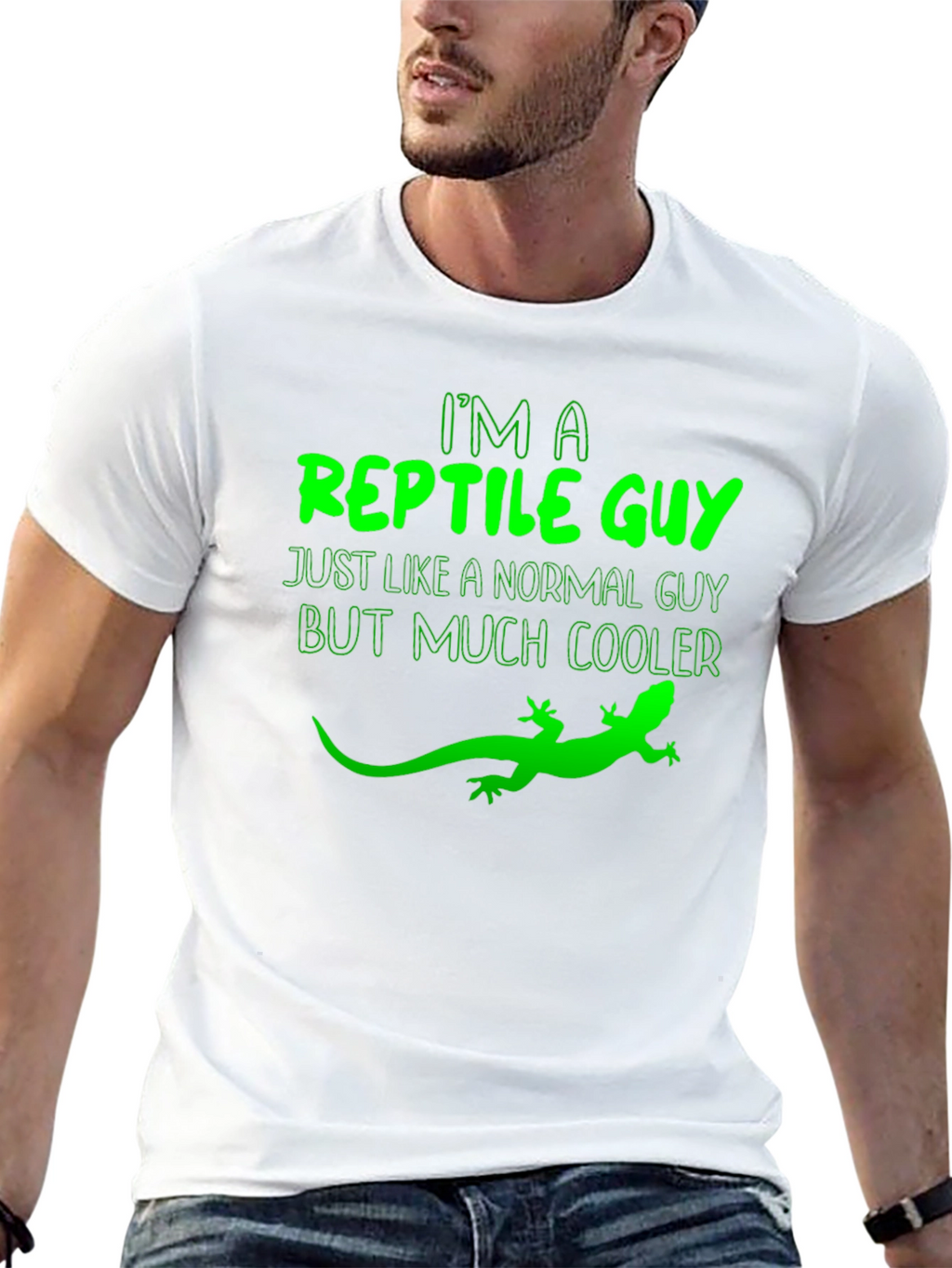 Reptile Guy T-Shirt: Cool Lizard Lover Tee
