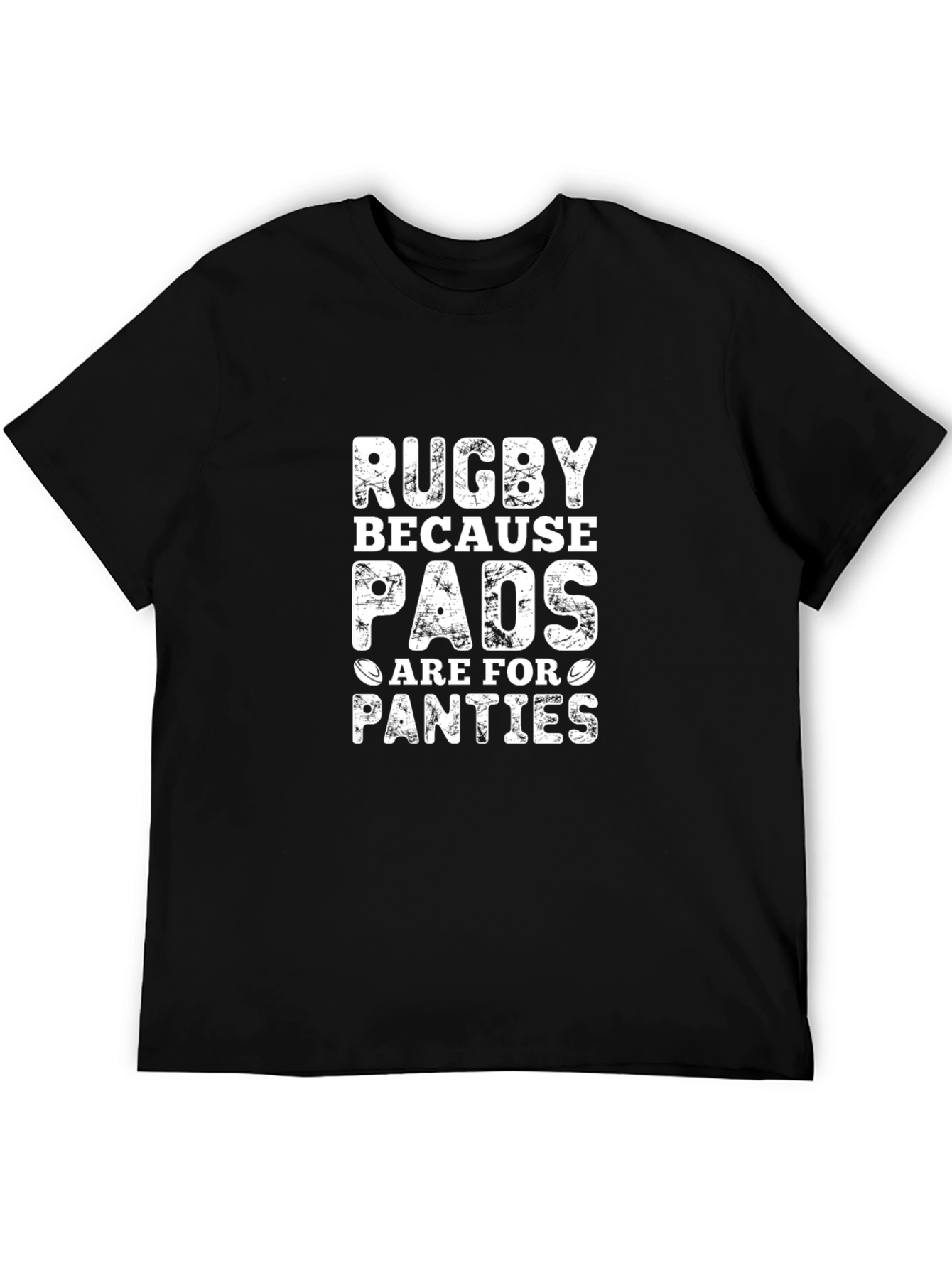 Rugby Pads Panties T-Shirt - Funny Sport Tee