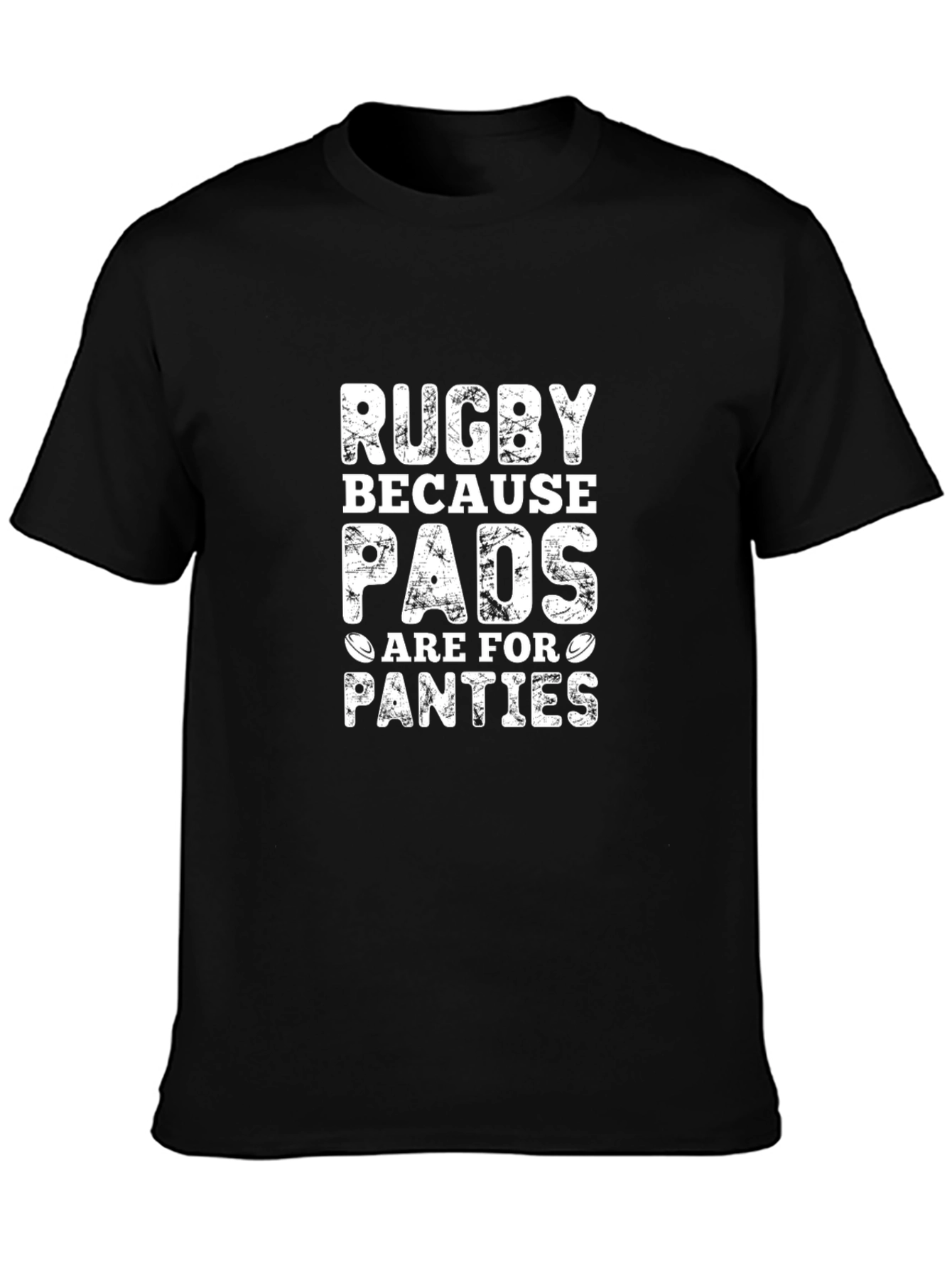 Rugby Pads Panties T-Shirt - Funny Sport Tee