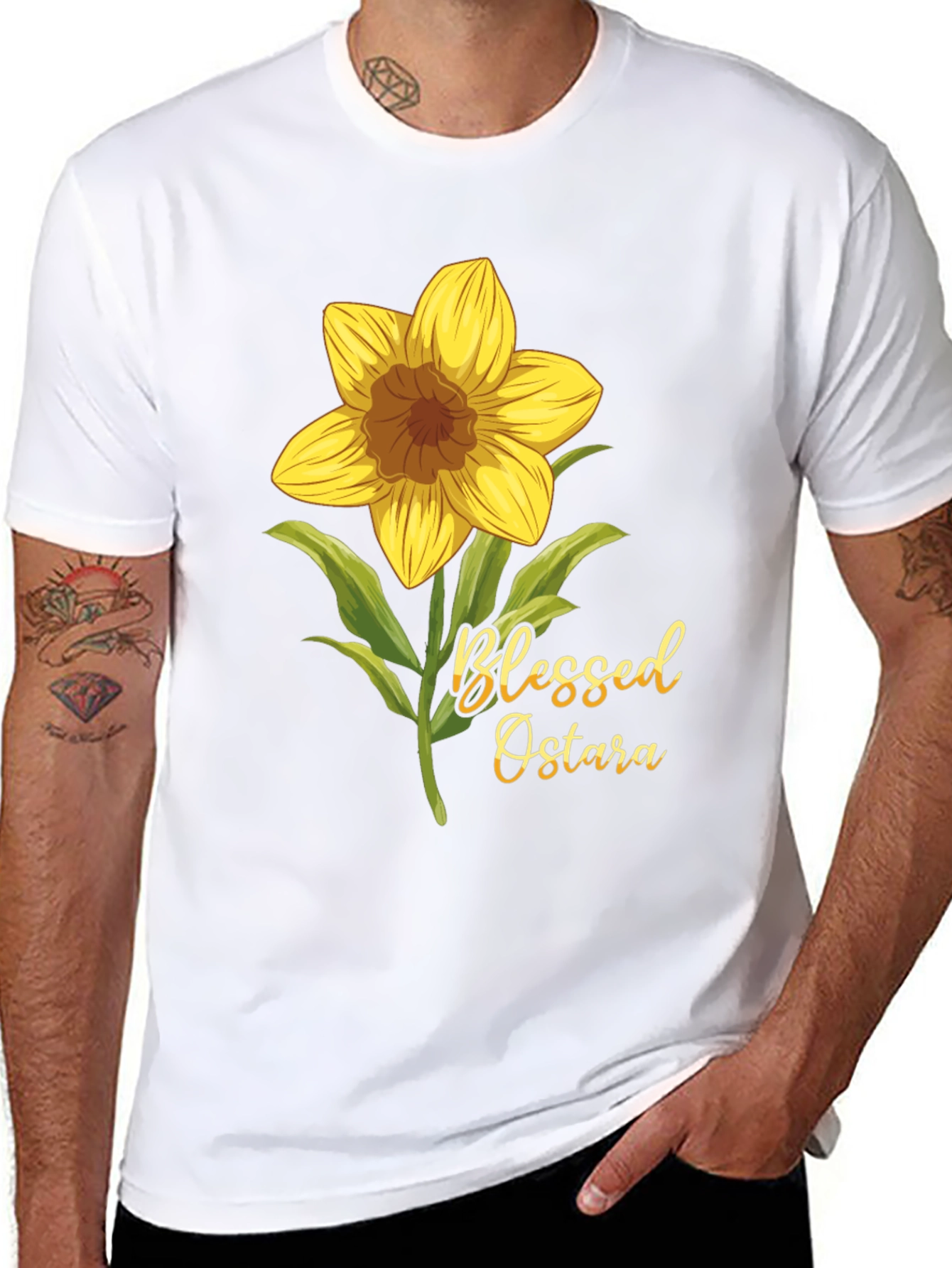 Blessed Ostara Daffodil T-Shirt