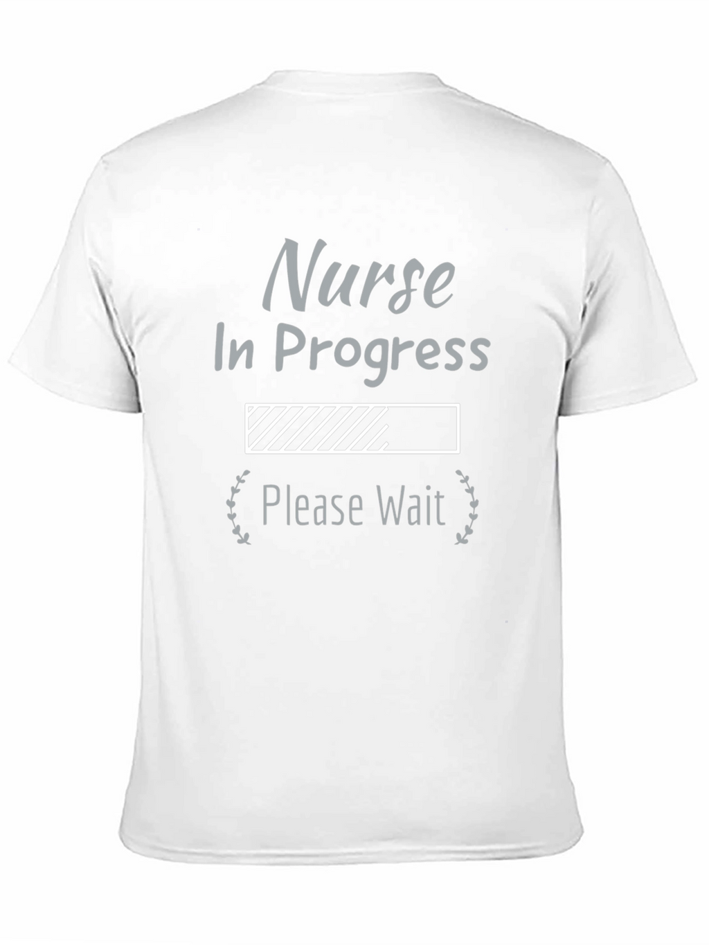 Nurse In Progress T-Shirt - Black Cotton Tee