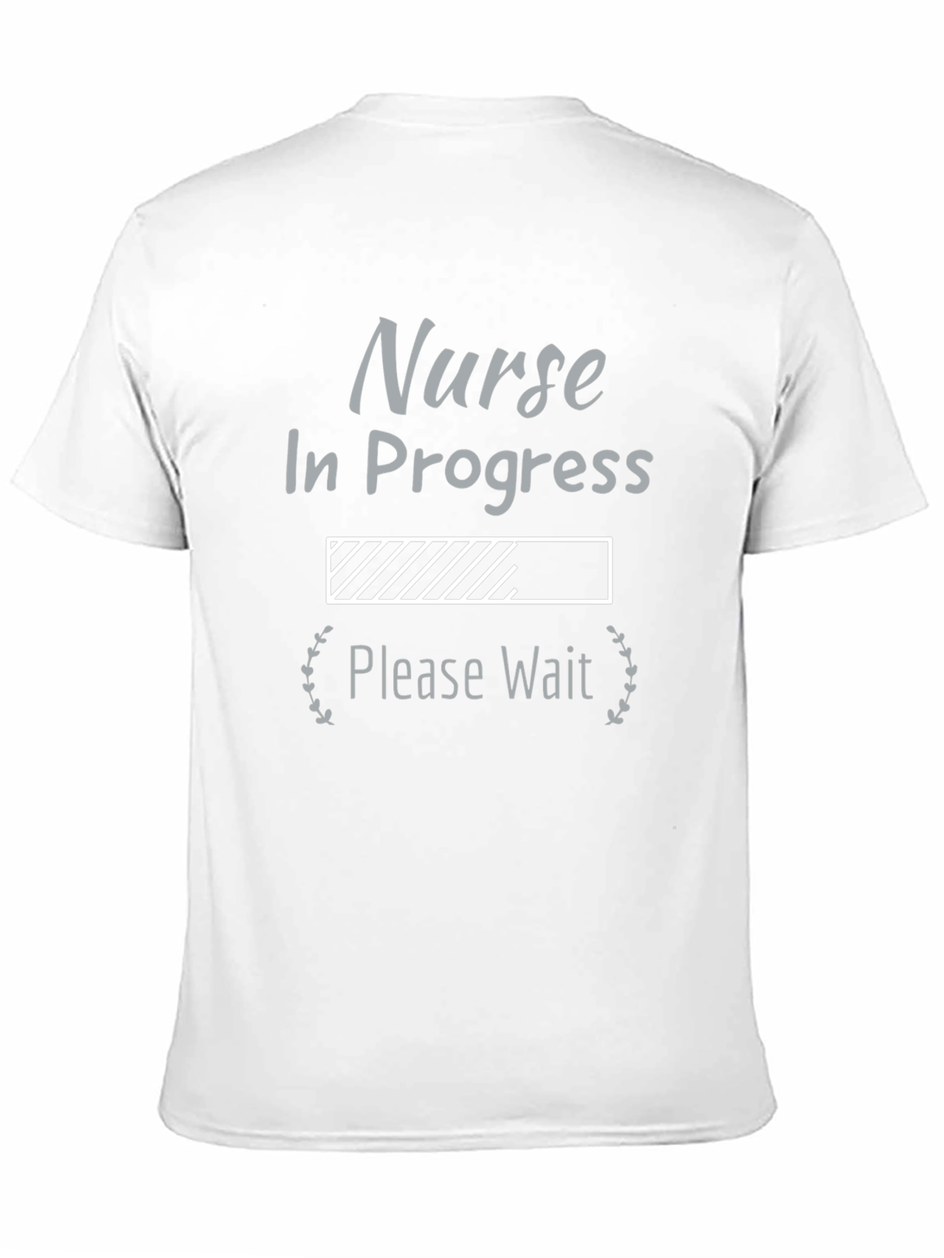 Nurse In Progress T-Shirt - Black Cotton Tee