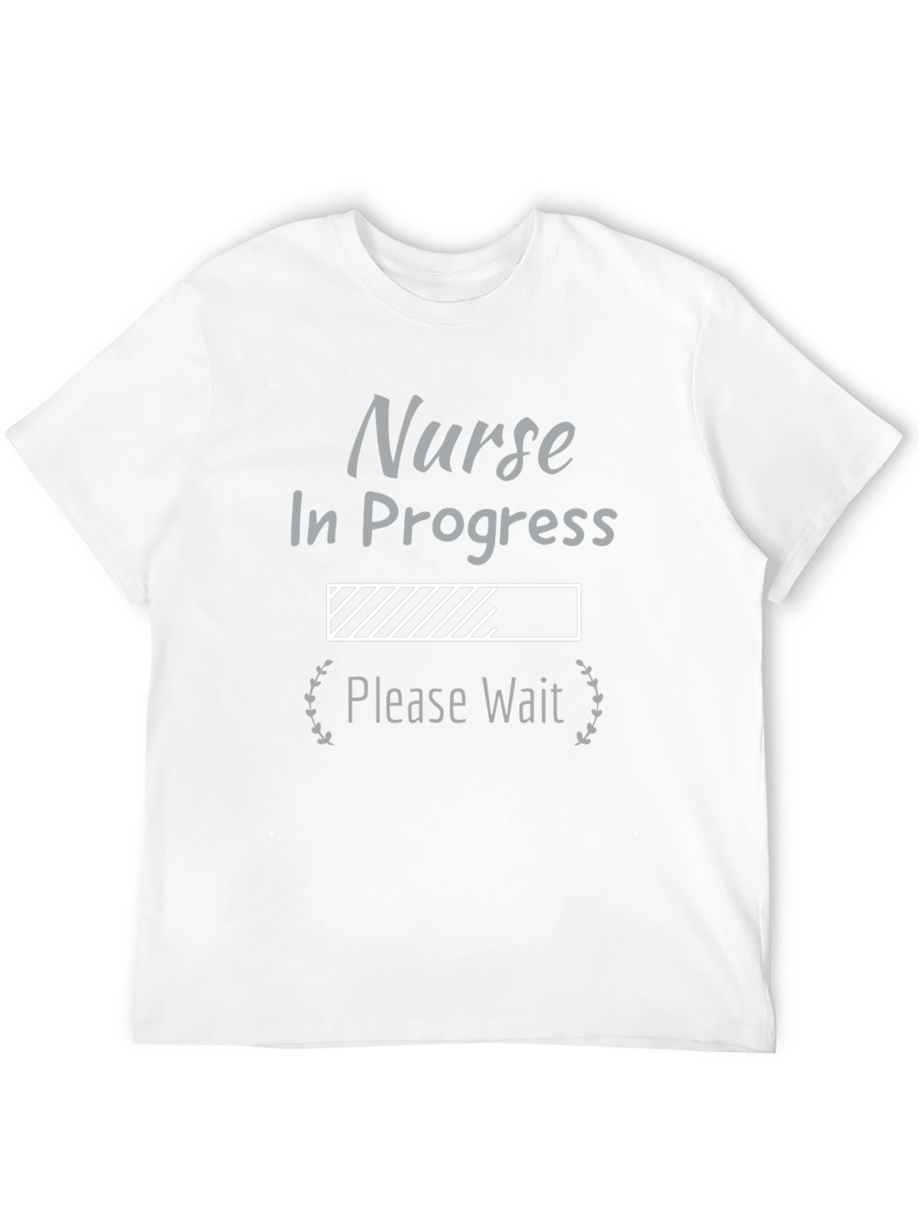 Nurse In Progress T-Shirt - Black Cotton Tee