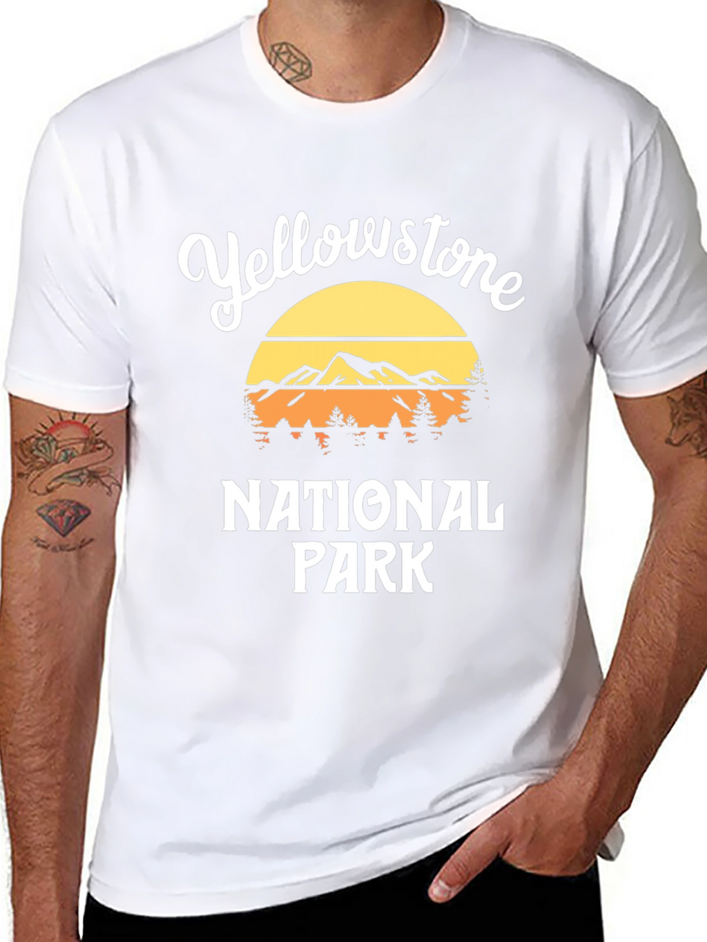 Yellowstone National Park Retro Graphic Tee