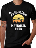 Yellowstone National Park Retro Graphic Tee