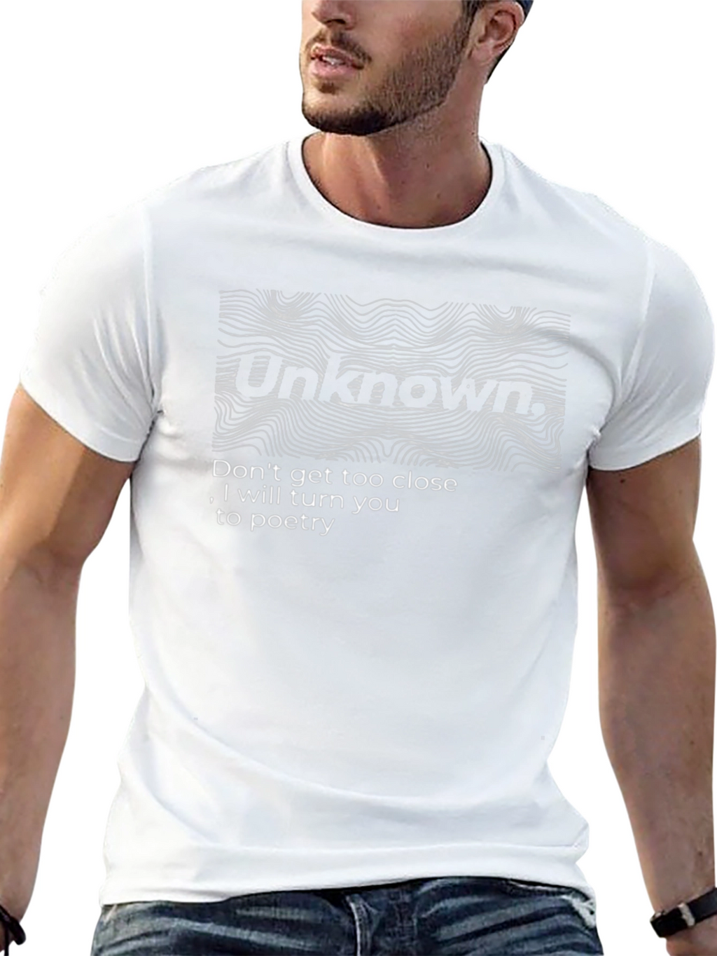 Unknown Poetry Graphic T-Shirt - Unique Design