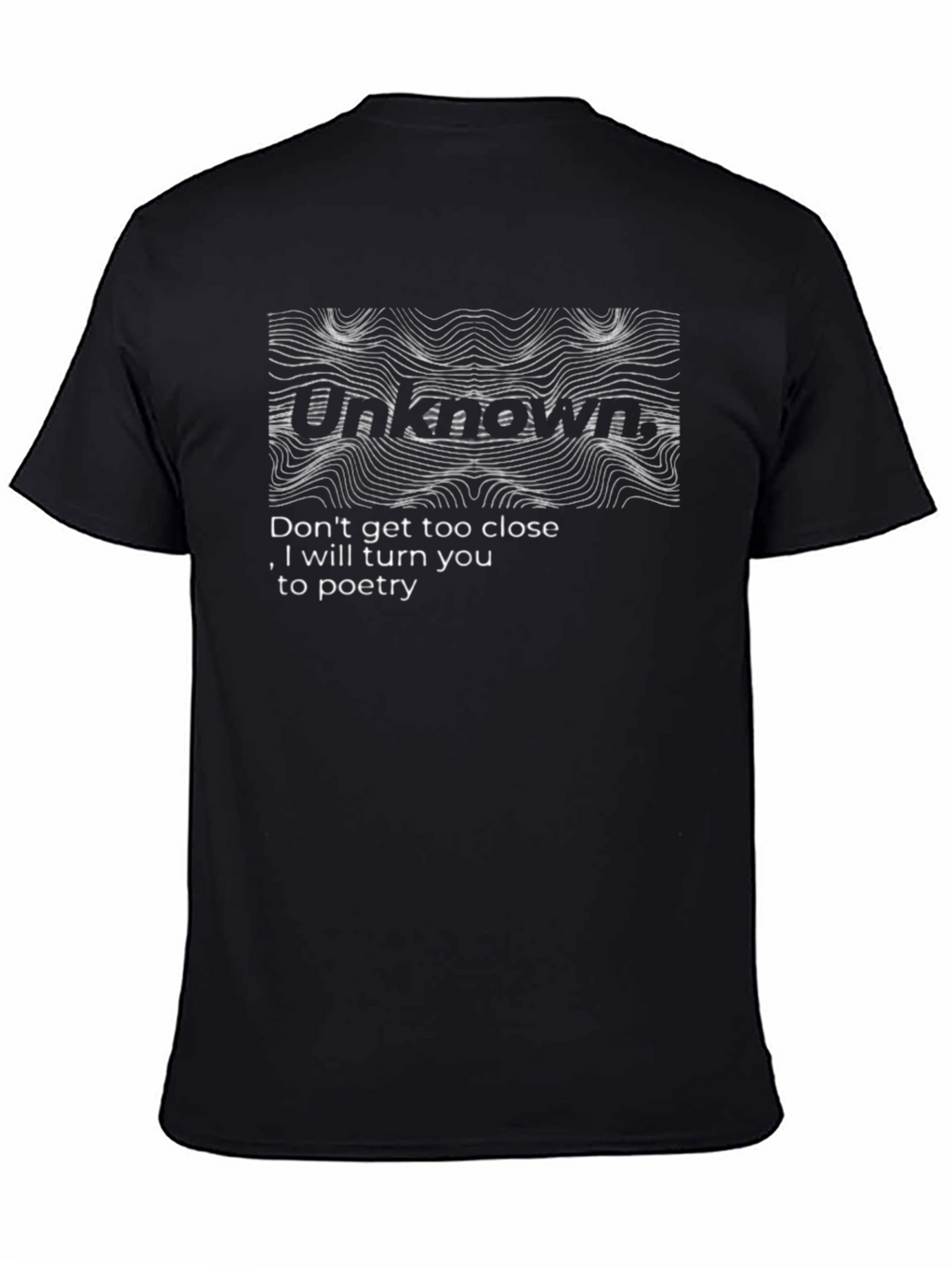 Unknown Poetry Graphic T-Shirt - Unique Design