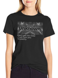 Unknown Poetry Graphic T-Shirt - Unique Design