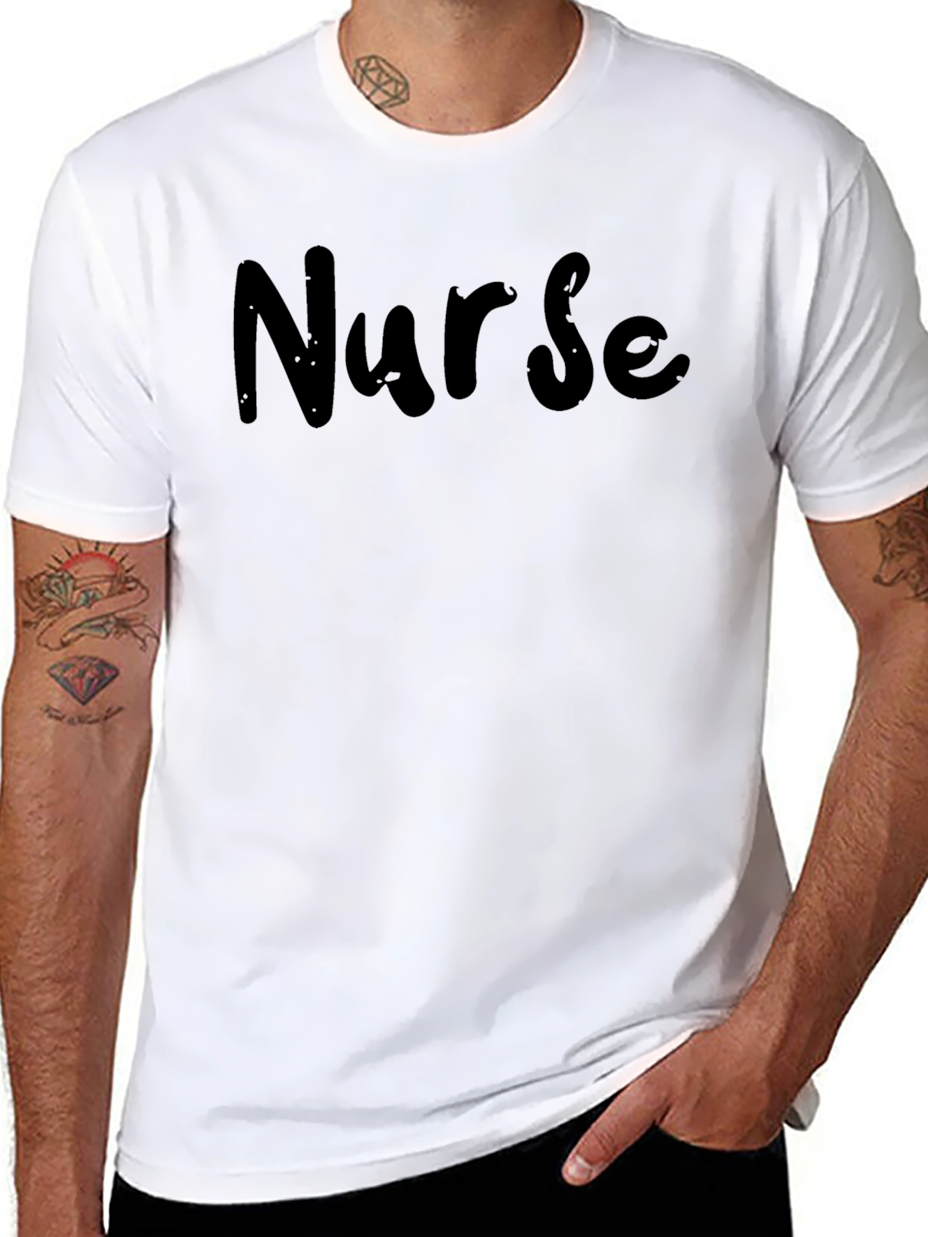 Nurse Black T-Shirt